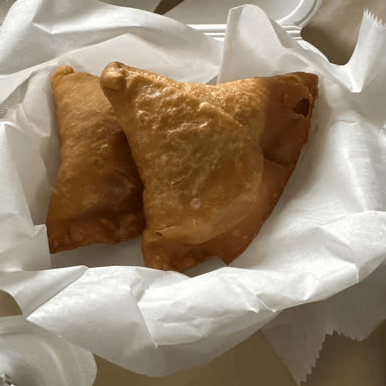 Vegetable samosa.