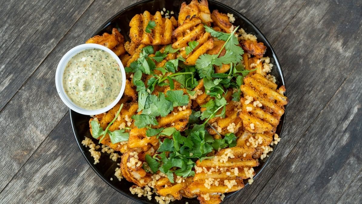 Garlic & Masala Fries.