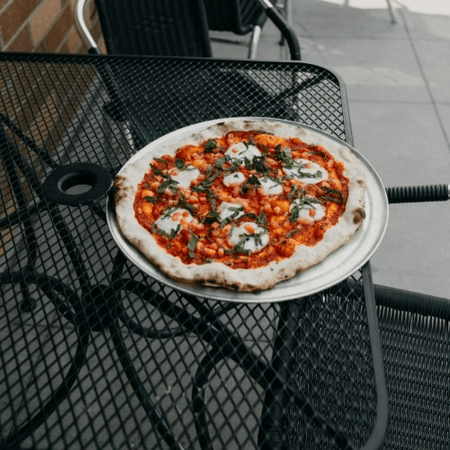 Gluten Free Pizza Margherita.