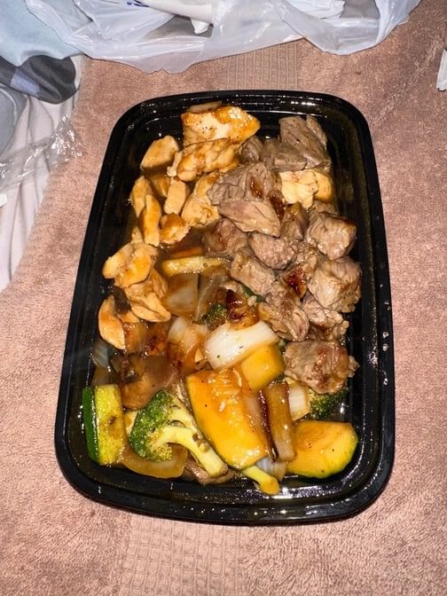 NY Strip (5 Oz.) & Chicken (5 Oz.).