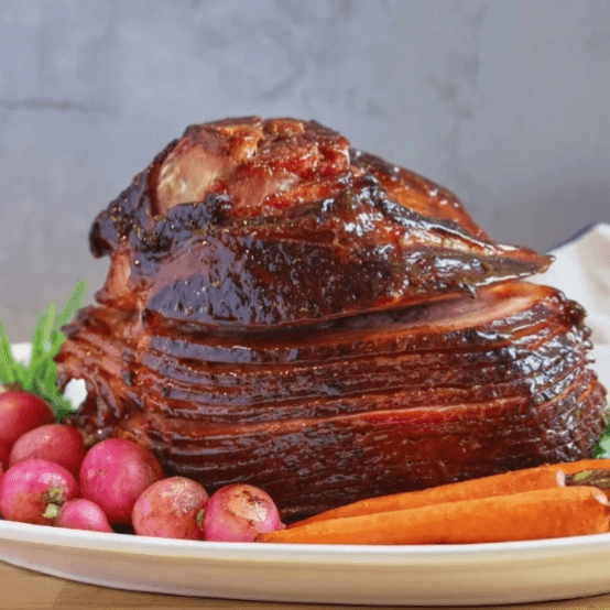 Double Smoked Half Bone-In Ham.