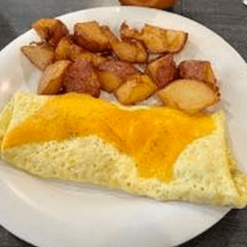 Cheddar & Mushroom Omelette