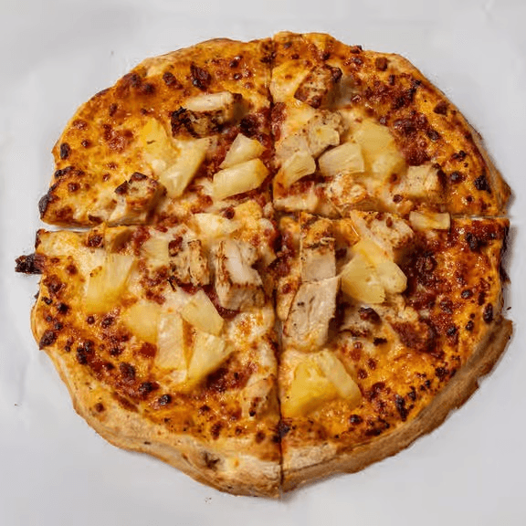 Honey Sriracha Chicken Pizza.