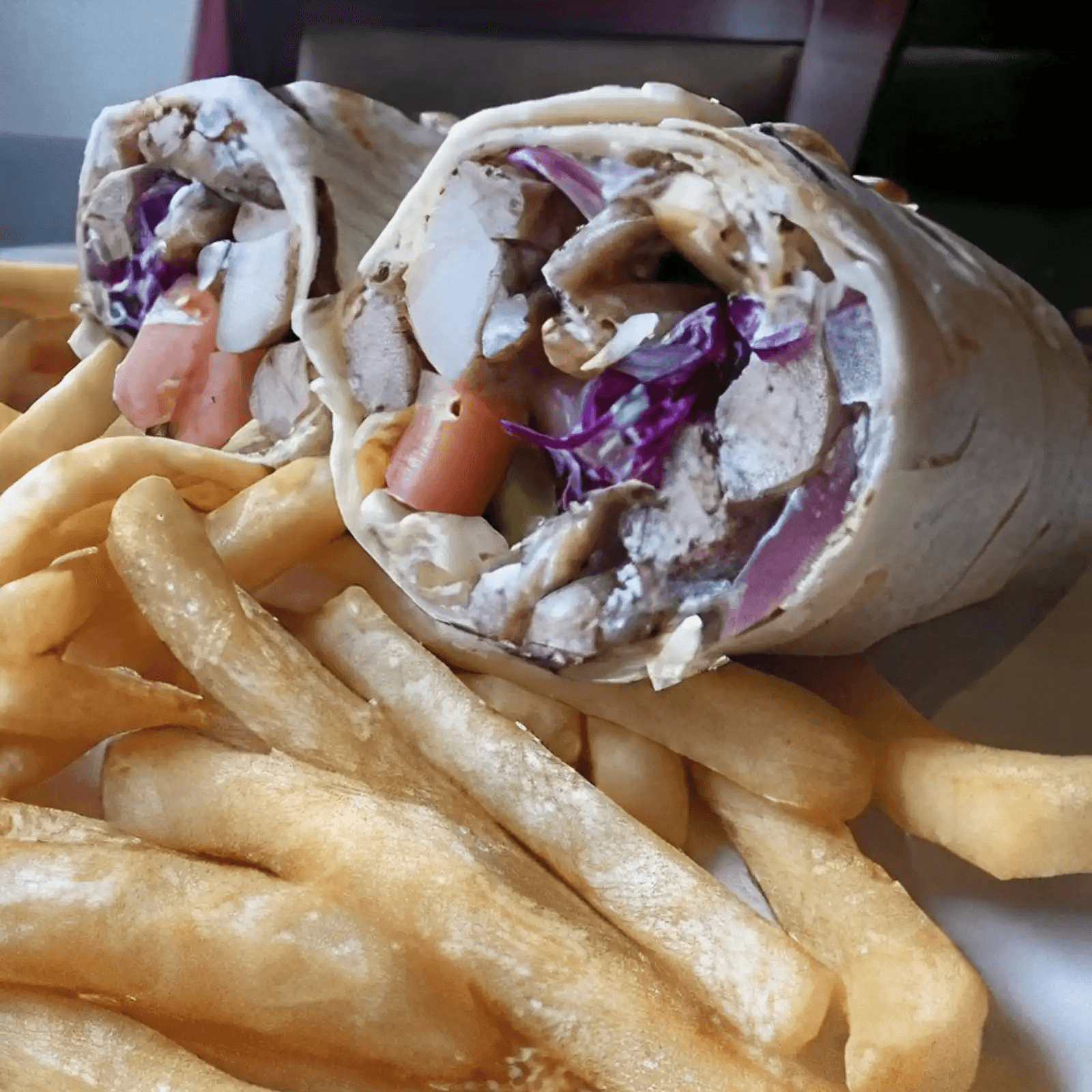 Spicy Shawarma Wrap.