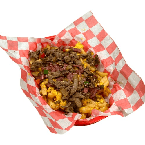 The School Bus Loaded Fries.