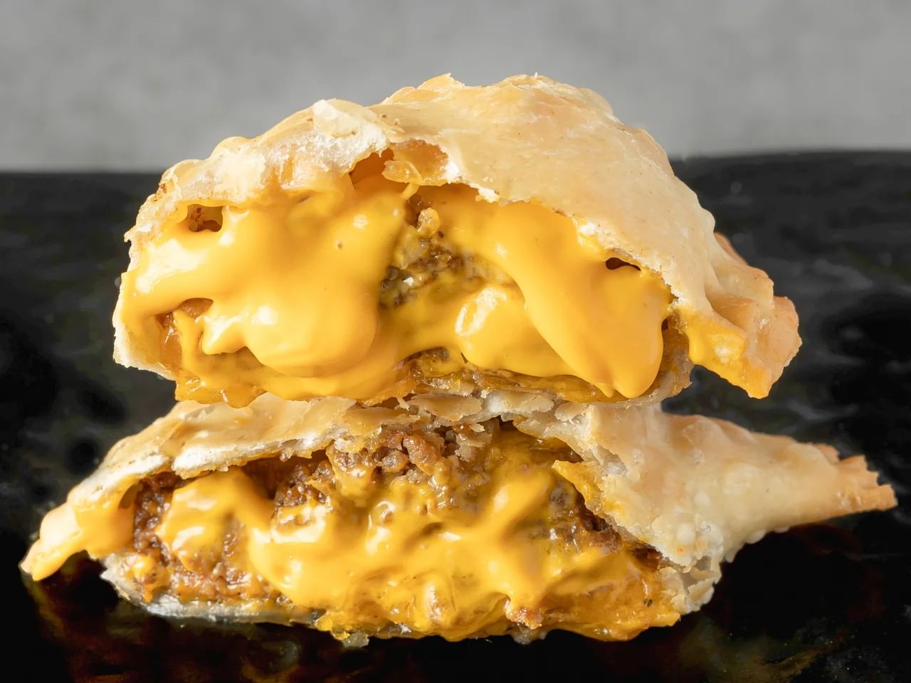 Chopped Cheese Empanada.