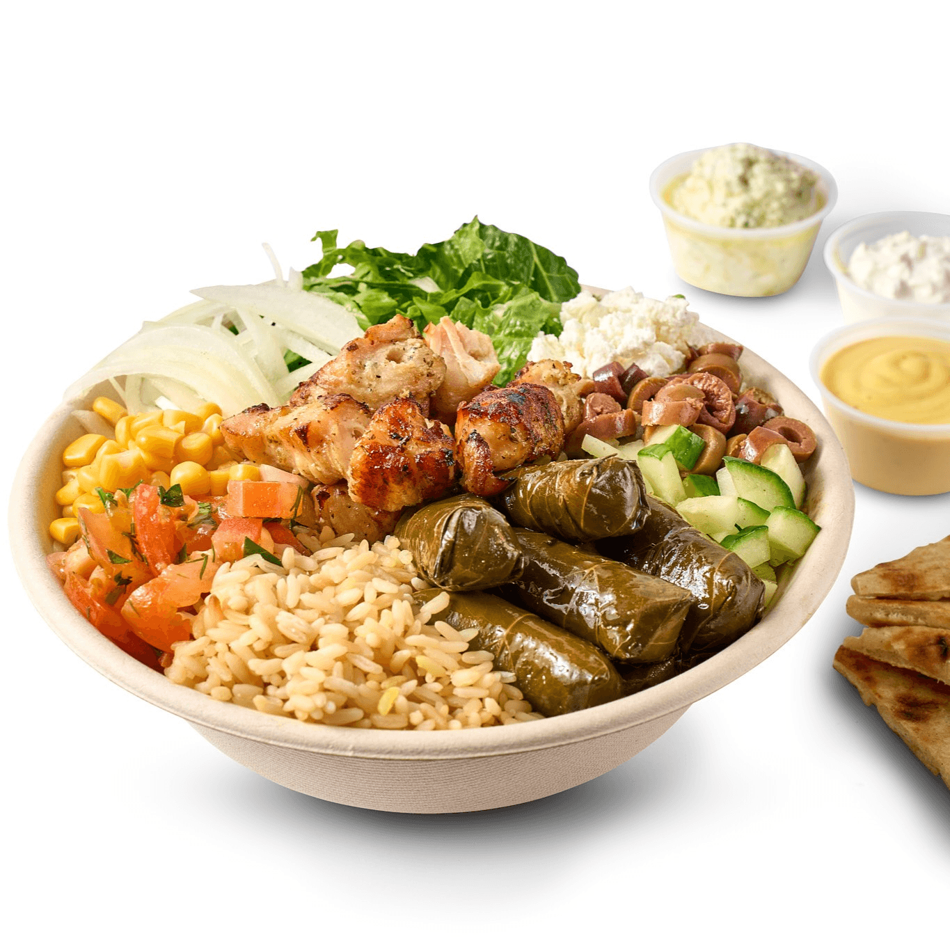 Chicken Souvlaki Bowl.