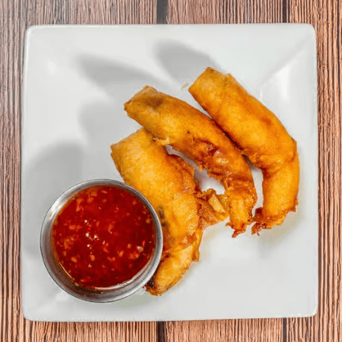 A3.  Crispy shrimp rolls (3 pcs).