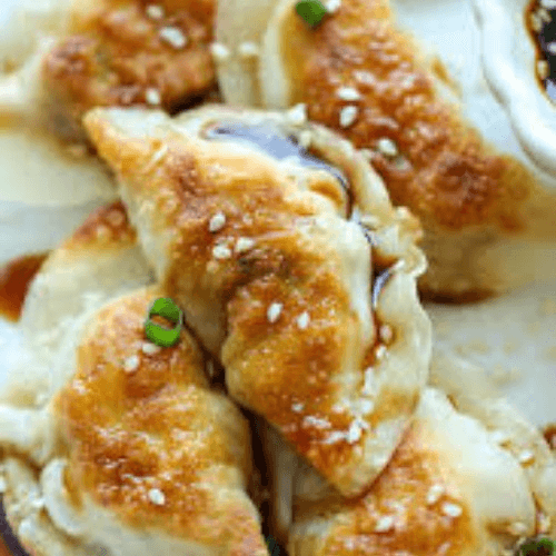 Chicken Pot Stickers Pan Fried.