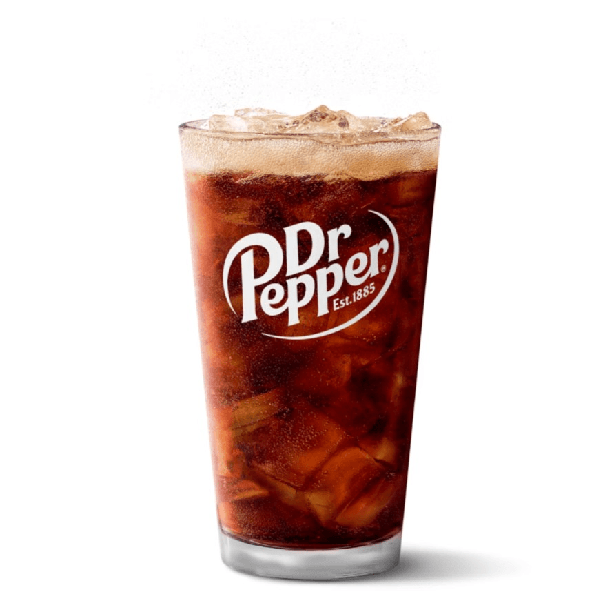 Dr. Pepper (L).