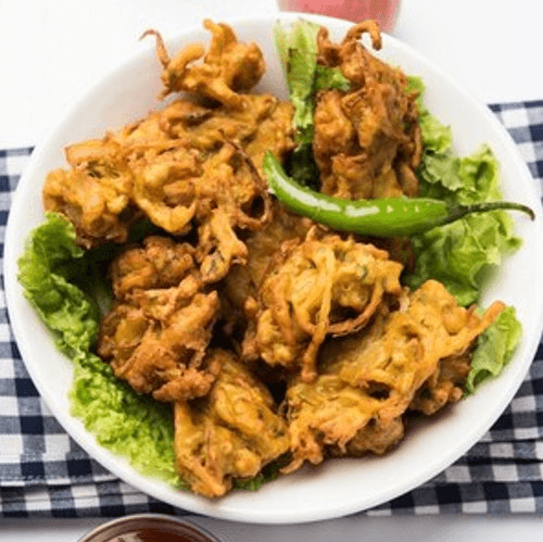 Onion Bhajiya.