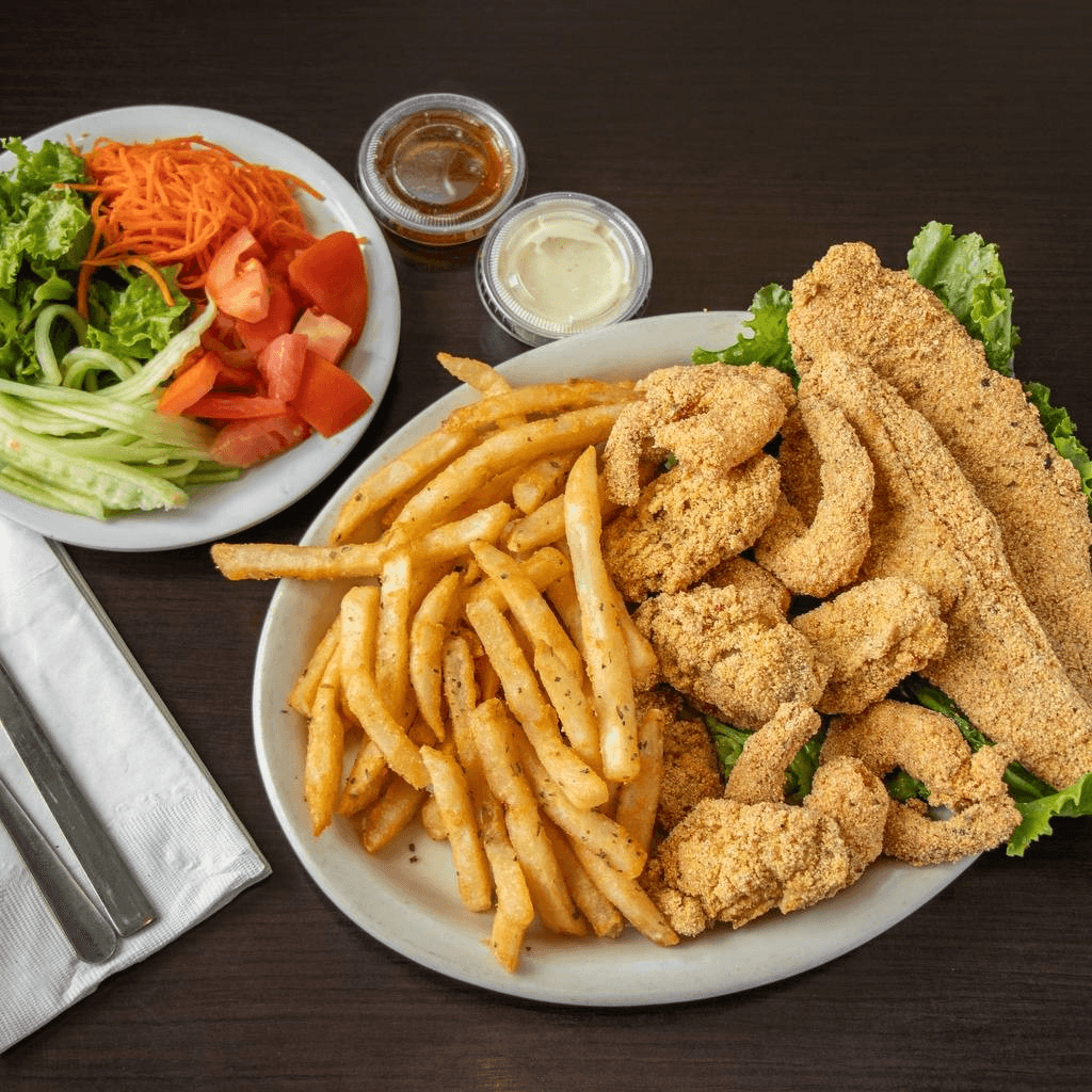 LF6. Seafood Fried Combo.