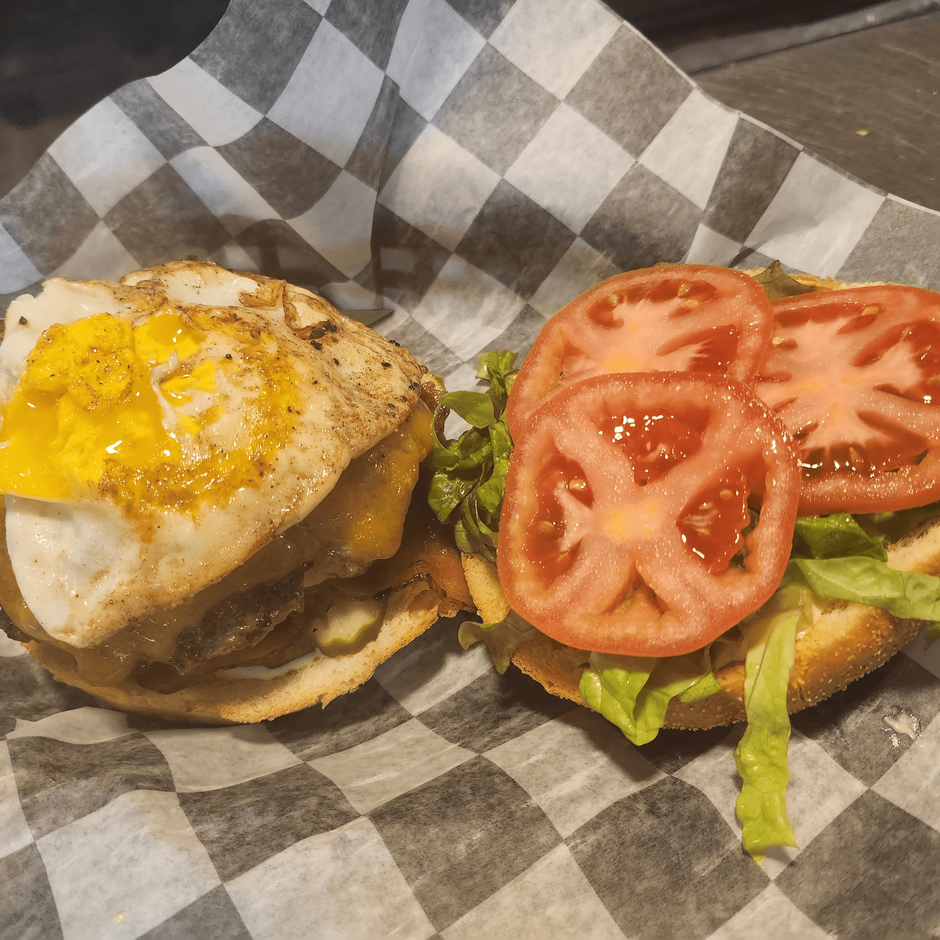 Bacon & Egg Cheeseburger.