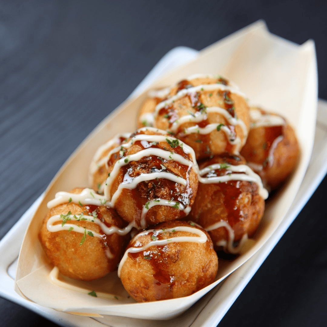 Takoyaki.