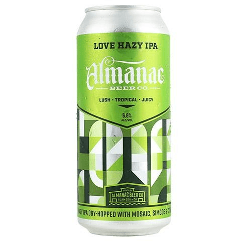 Almanac Love Hazy IPA.
