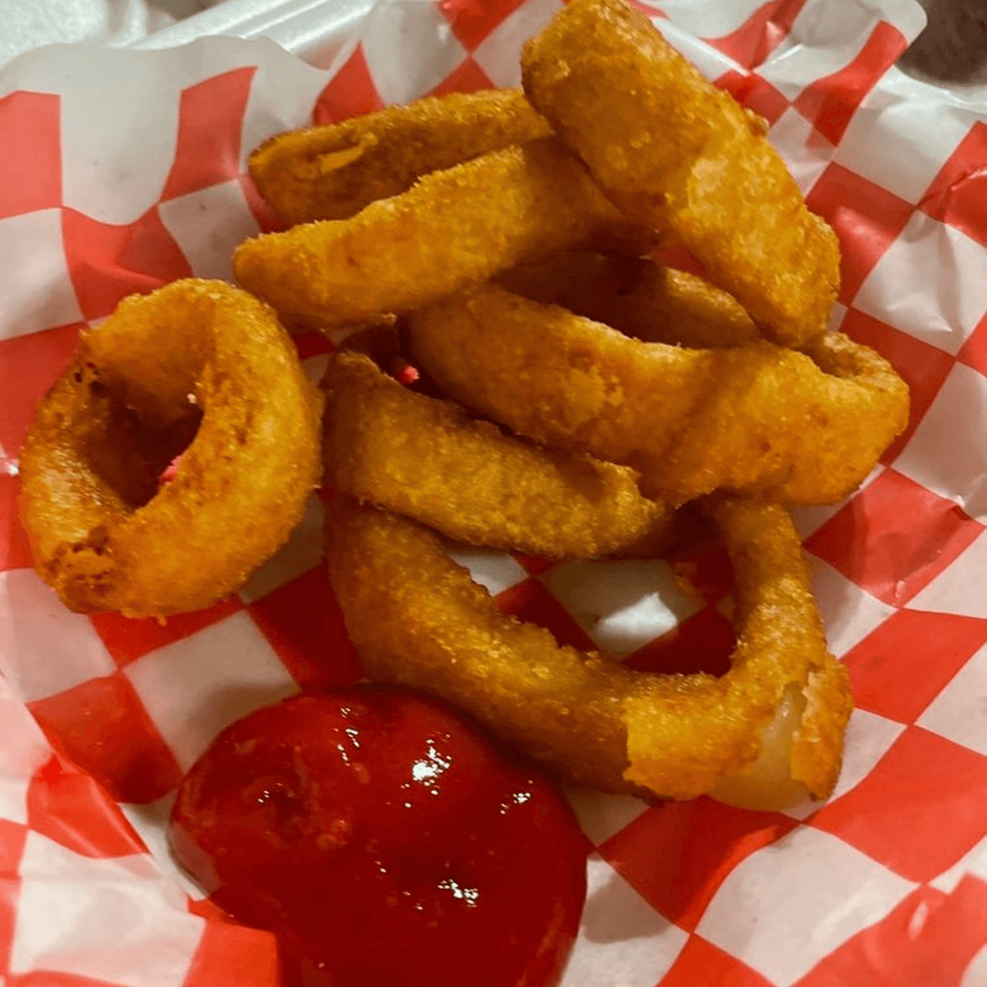 Our mouthwatering Onion Rings!