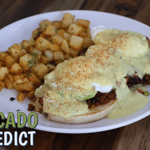 Avocado Benedict.