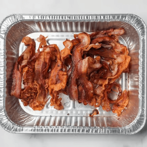 Tray of Pork Bacon.