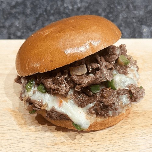 Philly Cheese Burger.