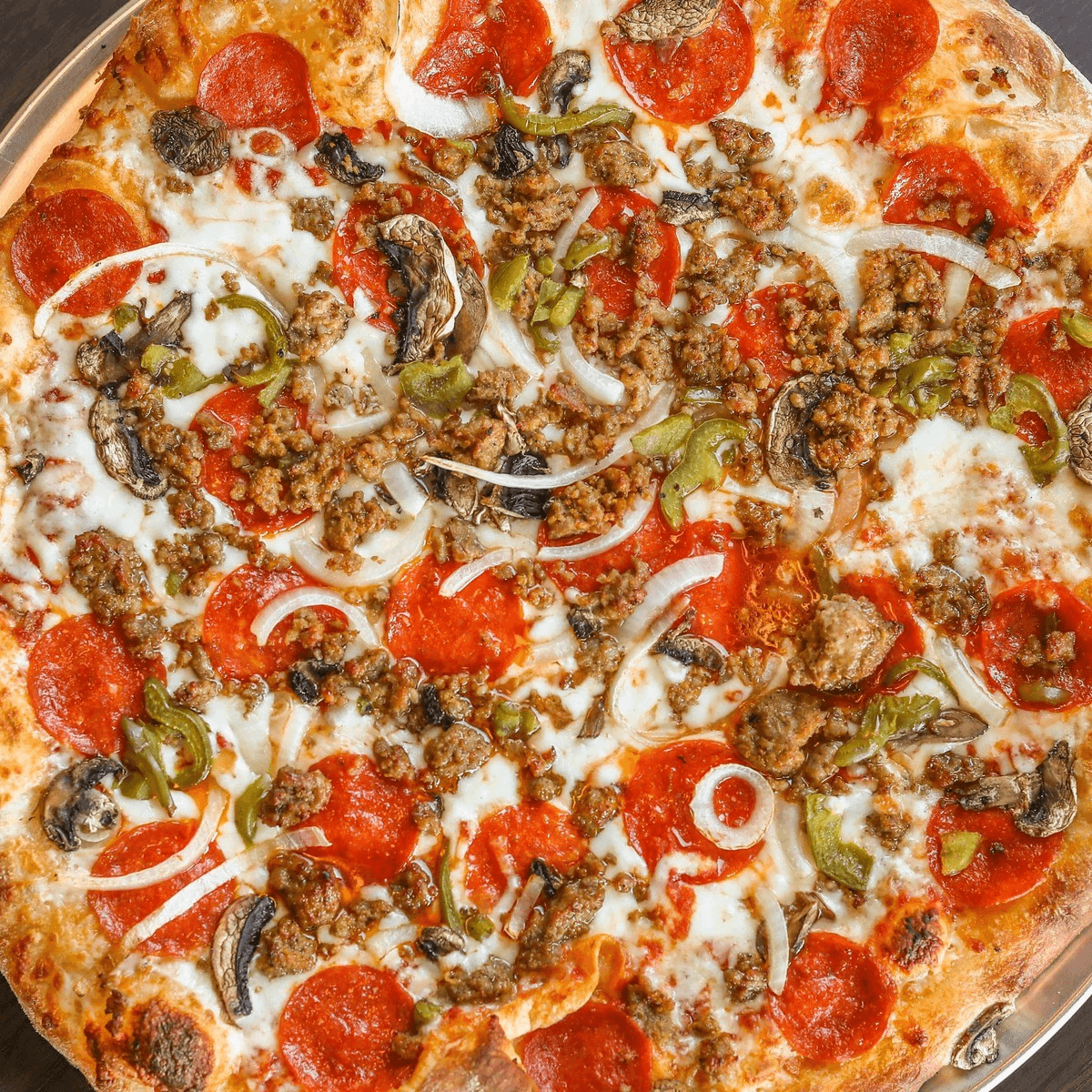 The Wedge-Supreme Pizza.