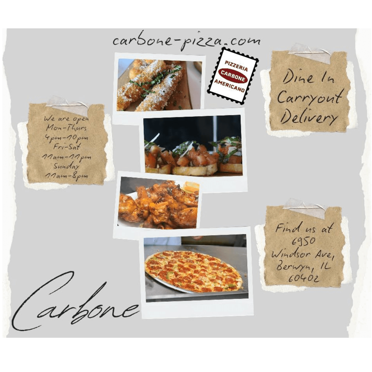 Italian & American Favorites — All in One Menu