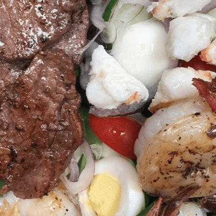 Surf and Turf Salad.