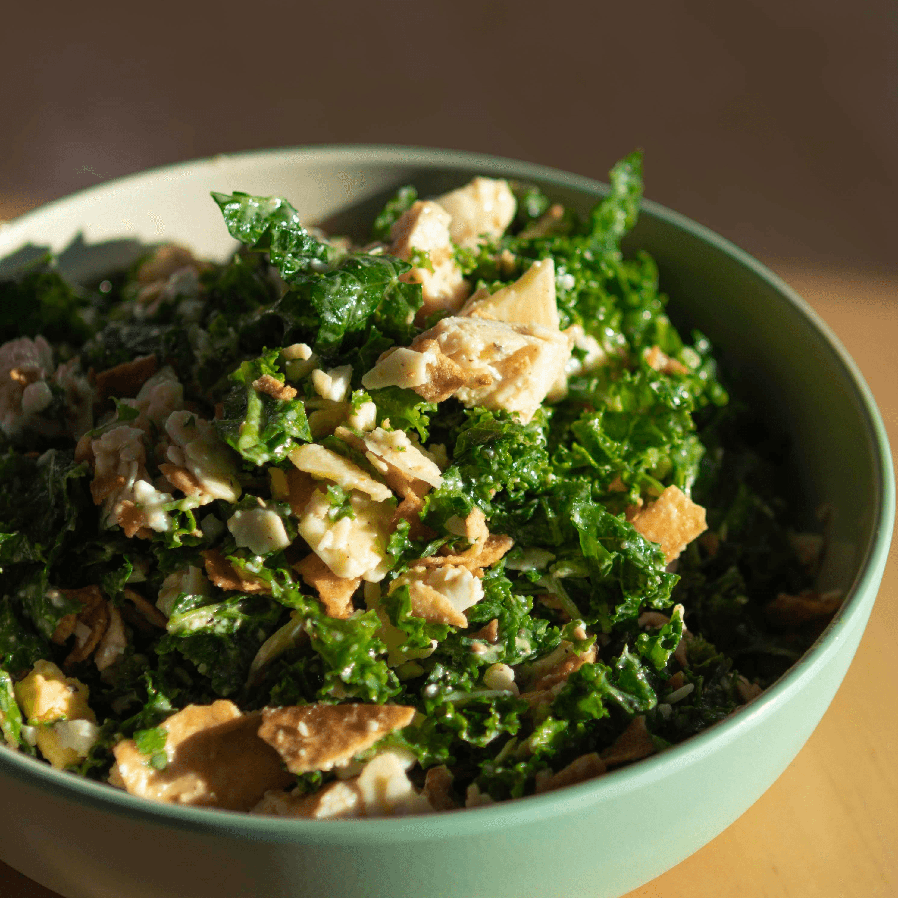 Kale Caesar Salad.
