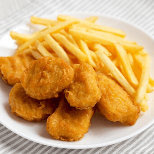 Kids French Fries and Chicken Nuggets