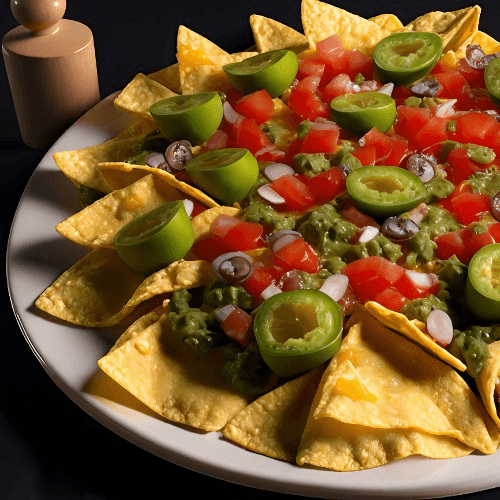 Queso Y Jalapenos Nachos.