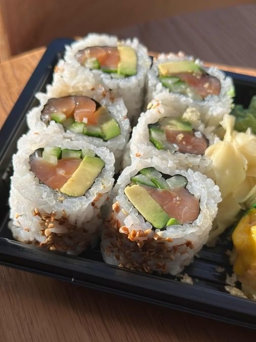 Salmon Avocado Roll.