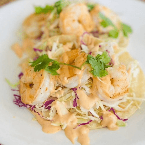 Shrimp Tacos.