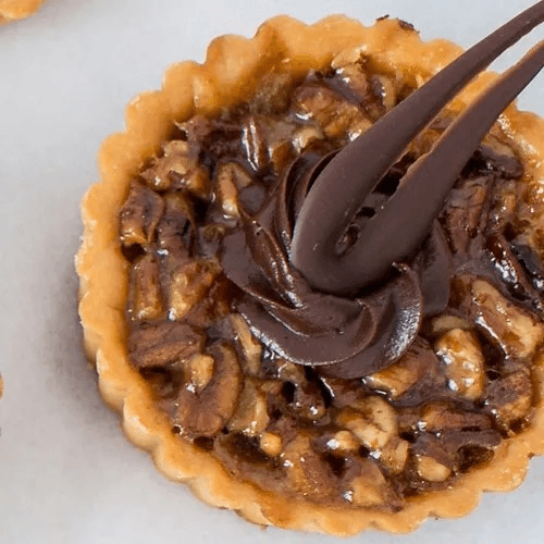 4" Honey Pecan Tart.