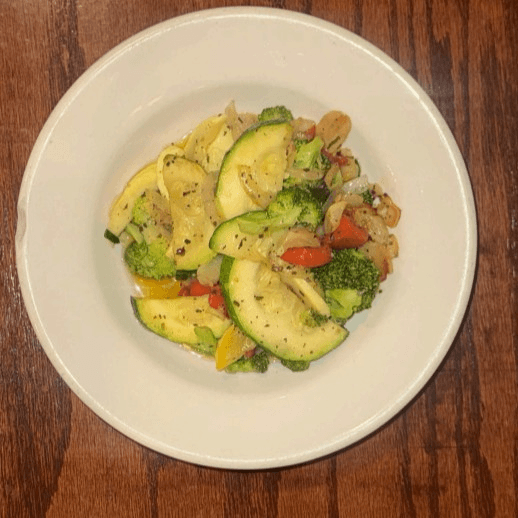 Side of Sauteed Vegetables.