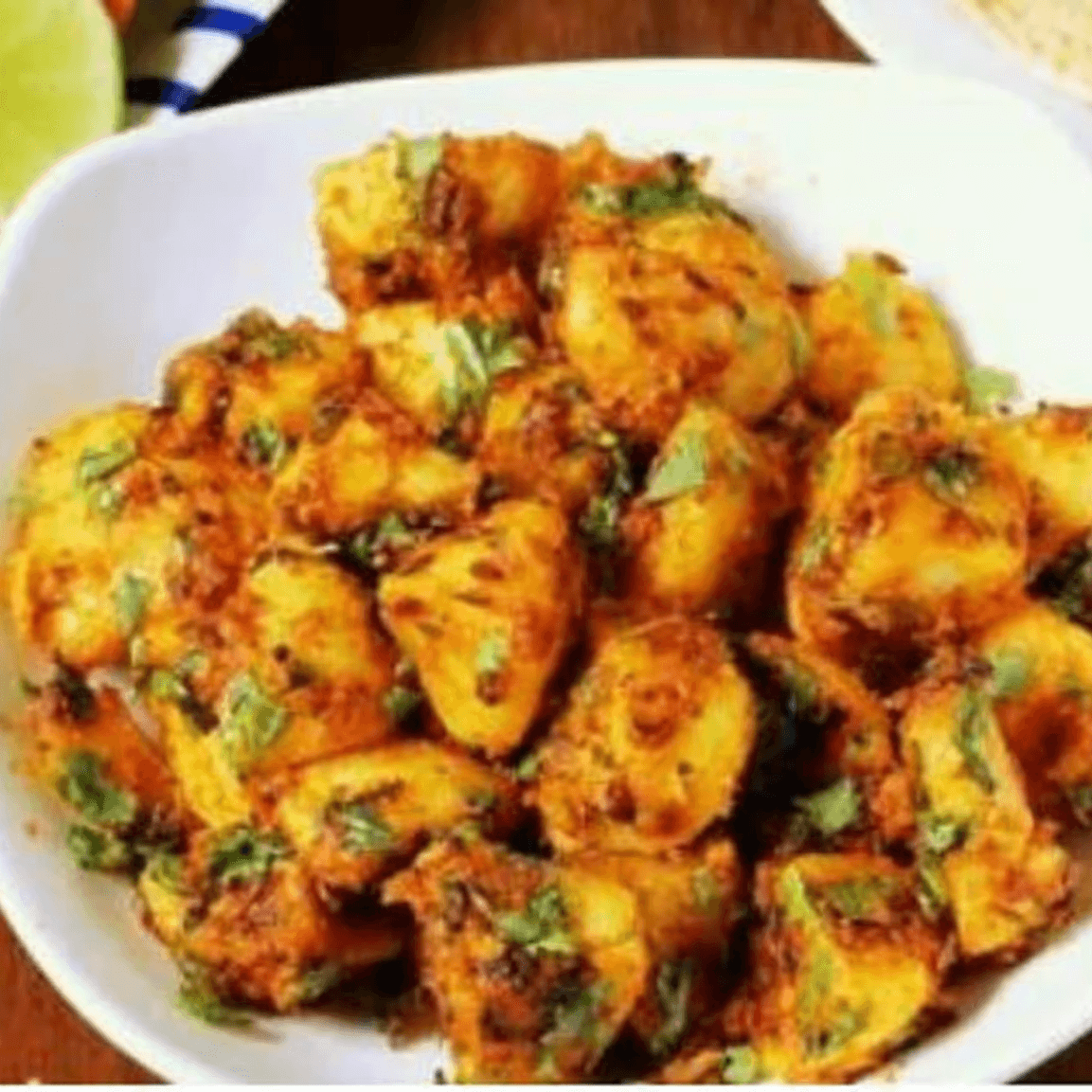 Jeera Aloo (vegan).