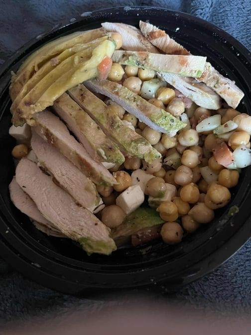 121. Chickpea Salad.