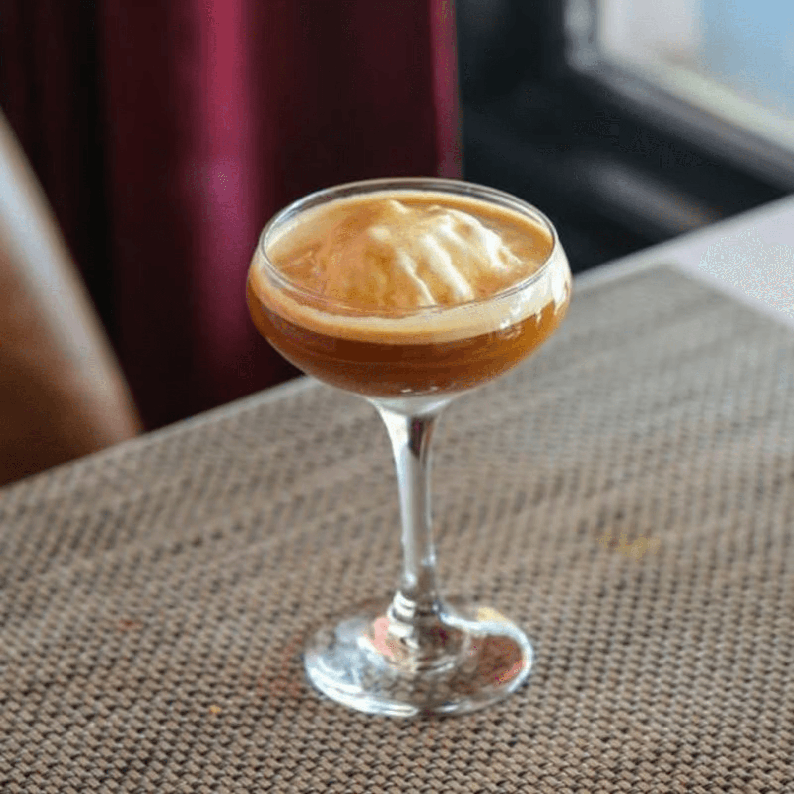 Affogato al caffe ice cream.