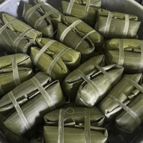 Sticky Rice with Coconut Banana.