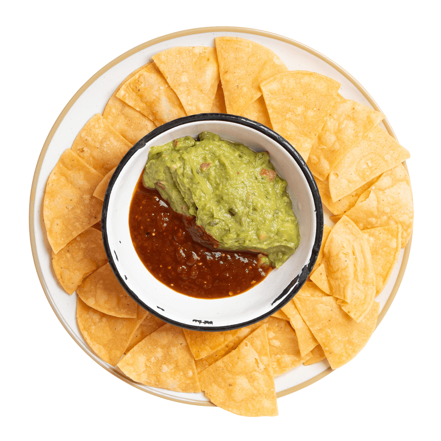 Chips and Guacamole.