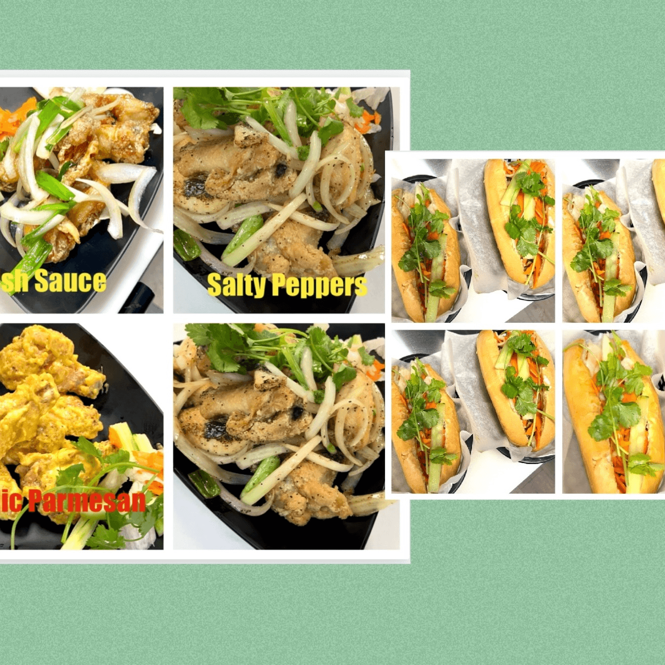 SD6. Banh Mi + CK Wings Combo.