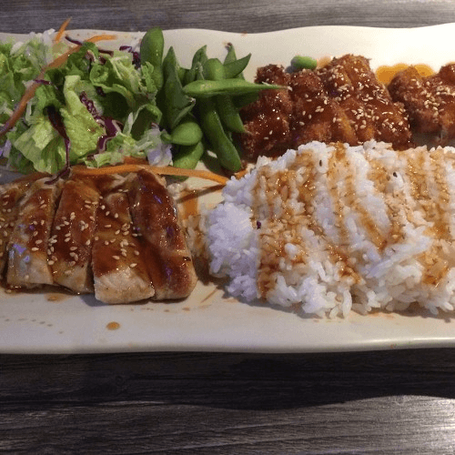 Ch Katsu & Ch Teriyaki Bento