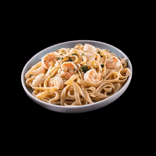 Shrimp Alfredo.