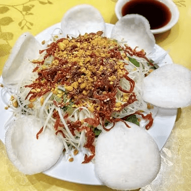 Gỏi Đu Đủ Gan Cháy - Jewel-Green Papaya.