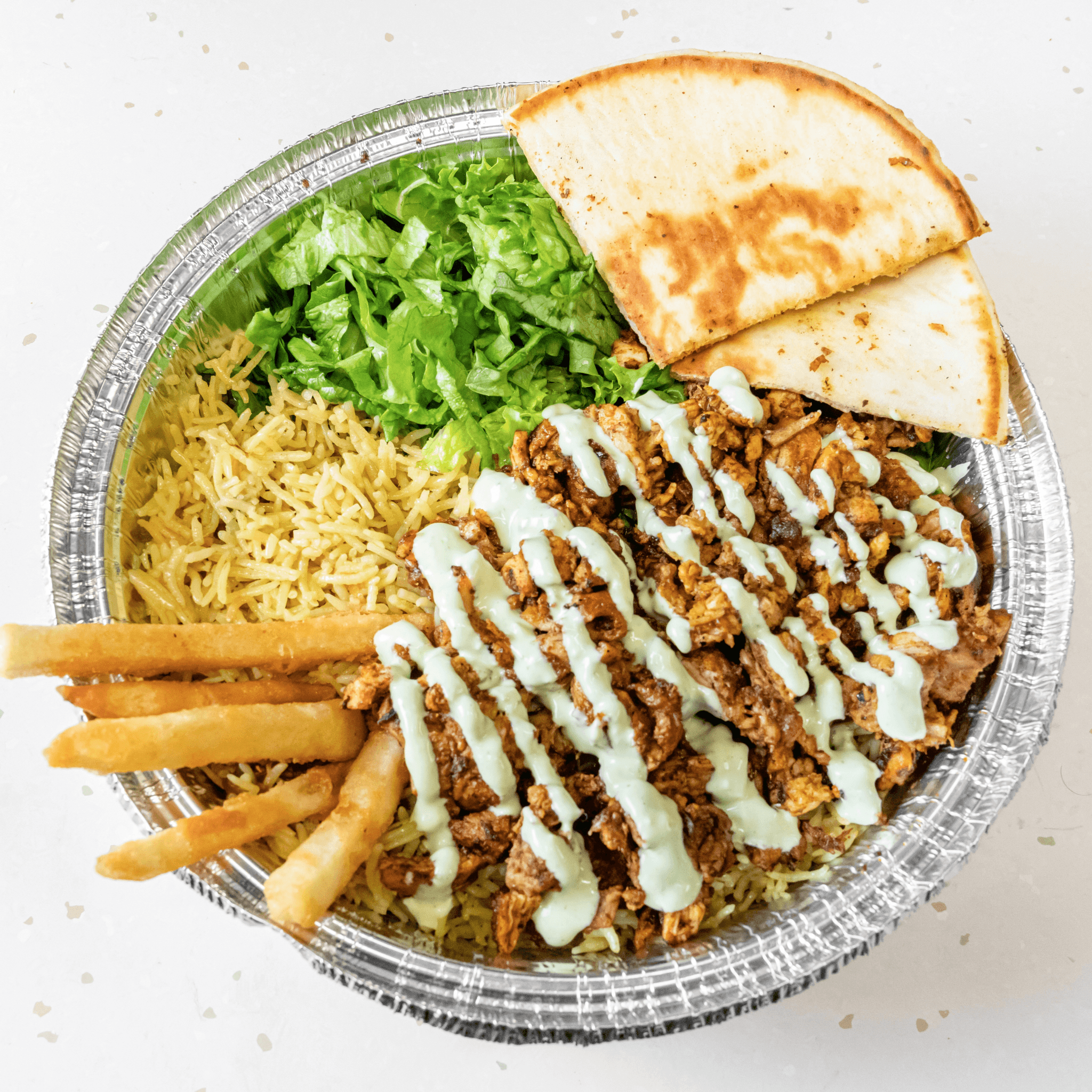 Grilled Chicken Gyro Bowl Combo
