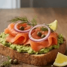 Smoked Salmon Avocado Toast.