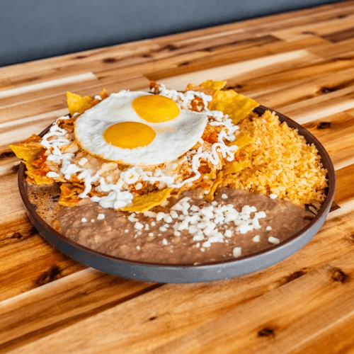 Chilaquiles De Pollo.
