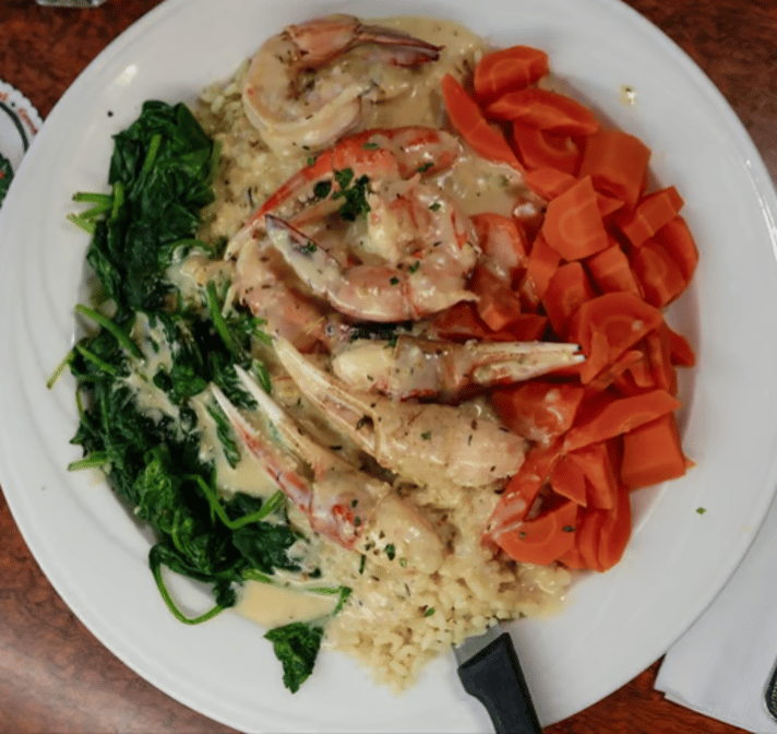 Broiled Jumbo Shrimp Scampi.