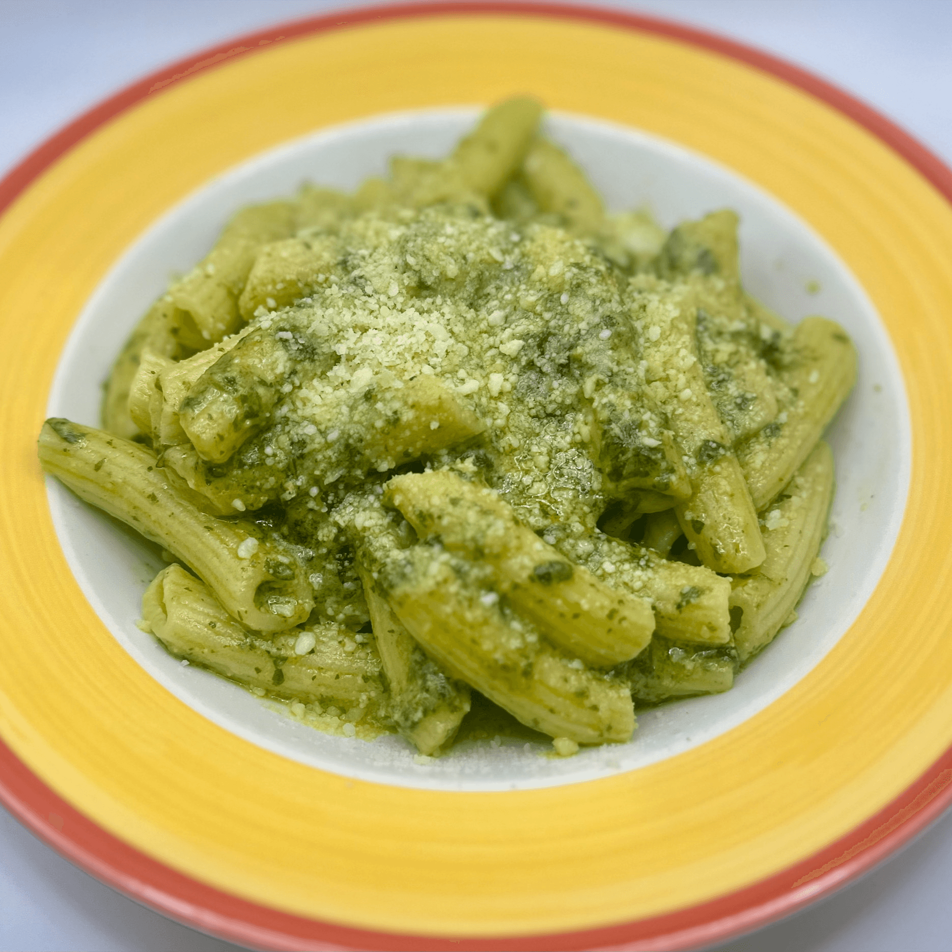 Rigatoni Pesto.