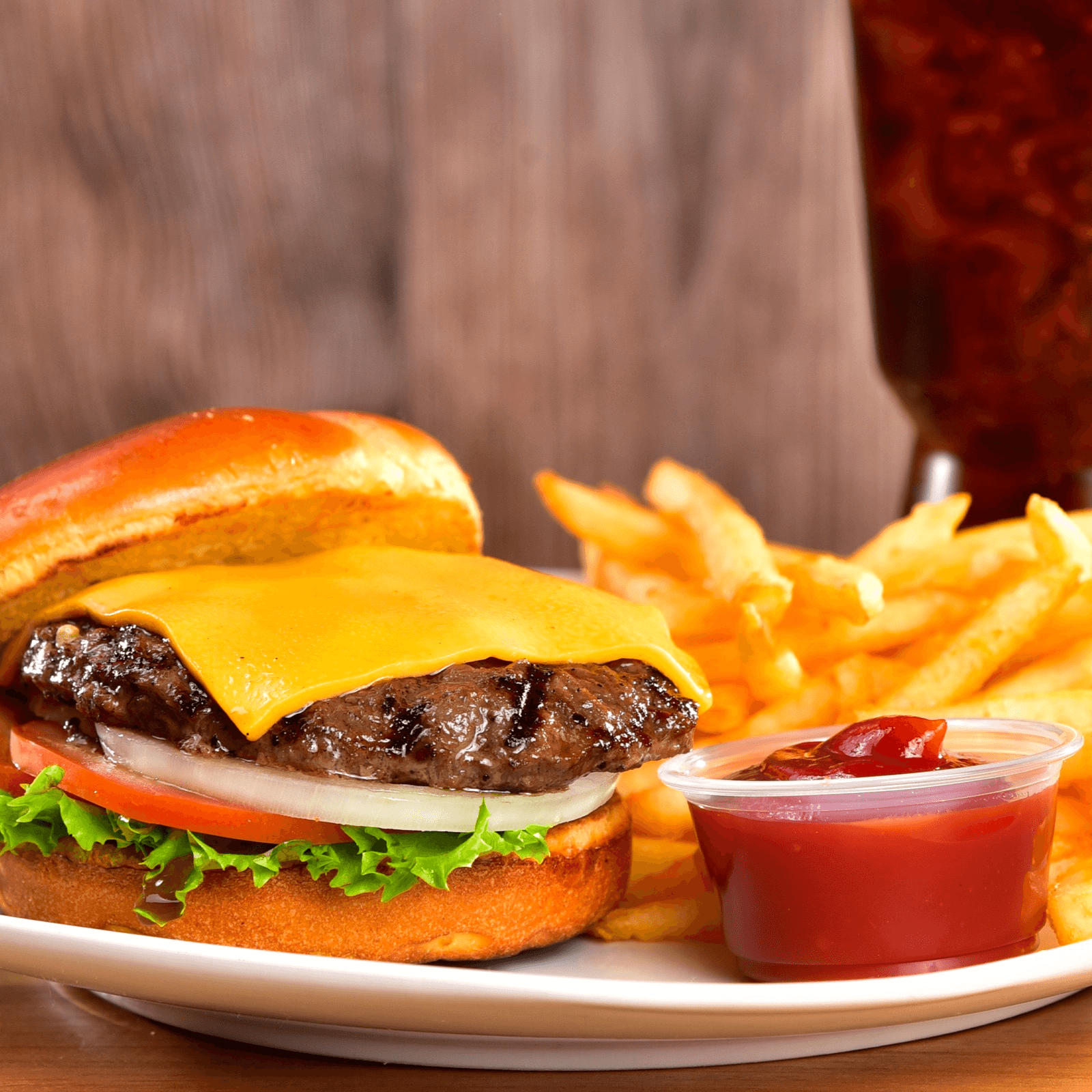 2. Classic Cheeseburger Meal.