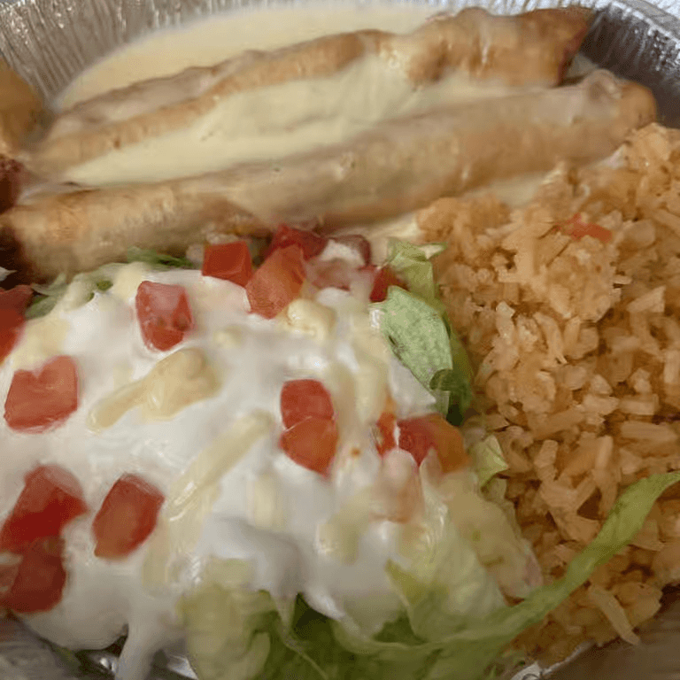 Chimichangas Dinner.