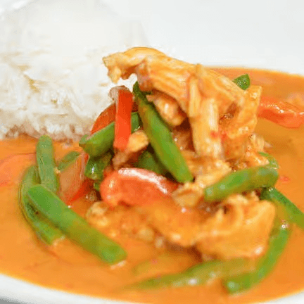 Salmon Panang Lunch.